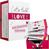 Let’s Talk Love - Spiel für Paare - mehr Verbundenheit & Liebe mit dem besten Fragespiel für Paare und Verliebte -Geschenk für Sie und Ihn - schöne Geschenkidee Jahrestag - glückliche Beziehung