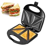 Sandwichmaker Grill , Waffeleisen, 750W doppelseitiger elektrischer Sandwichmaker, automatische Frühstücksmaschine 220V