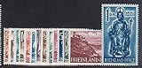 Goldhahn Französische Zone Rheinland-Pfalz Nr. 16-29 'Freimarken 1948' postfrisch ** Briefmarken für Sammler