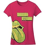 Rolling Stones Damen Green Tongue T-Shirt, Rose, Größe 40 (Hersteller Größe:XL)
