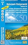 UK50-9 Naturpark Steigerwald, südlicher Teil: Erlangen, Herzogenaurach, Kitzingen, Fürth, Höchstadt a.d.Aisch, Bad Windsheim, Neustadt a.d.Aisch, ... Karte Freizeitkarte Wanderkarte)