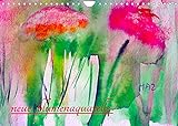 Neue Blumenaquarelle (Wandkalender 2022 DIN A4 quer)