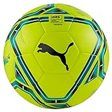 PUMA 83307 Unisex Erwachsene, teamFINAL 21.4 IMS Hybrid Ball Fußball, Lemon Tonic-Spectra Green-Ocean Depths-Black, 5