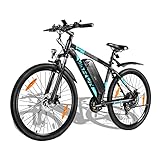 VARUN E Bike Damen Herren E-Mountainbike Aluminiumlegierung 27.5 Zoll Elektrofahrrad mit APP 250W 48V 12.5Ah Abnehmbarer Lithium-Ionen-Akku