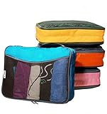 Einfach zu organisierende Packtaschen für Koffer. Kleiderlagerung mit Reisewürfeln EIN Kleidertaschen für Koffer. OW-Travel Koffer zubehör Koffer Organizer Set Suitcase Organizer Packing Travel