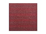 Teppichfliese Madison Stripe Multicolor Rot | Selbstliegend | Bitumen Rücken | 1 Stück x 50 x 50 x 0,6 cm = 0,25 m²