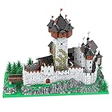 ITop 15539Pcs MOC-65340 European Street View Large Old Castle Gothic Architectural Bricks Model Building Block Kits (Licensed and Designed by PeppePell)