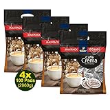 Tchibo Caffé Crema Vollmundig 100 Pads 4x 740g (2960g) - Arabica, Maxipack