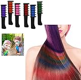 CJDM Haarfärbemittel Einweg-Salon für persönliche Zwecke Verwenden Sie Haarfärbemittel-Haarkreidekamm für Haarfarbenkreide