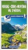 Nendaz Crans-Montana Val d'Hérens Nr. 40 Wanderkarte 1:40 000: Matt laminiert, free Download mit HKF Outdoor App (Kümmerly+Frey Wanderkarten)