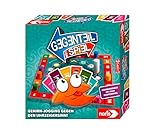 Noris 606062080 - Gegenteil Spiel (Brettspiel ab 10 Jahre) - kombinierbar mit dem Kartenspiel - verrücktes Konzentrationsspiel für Kinder und Erwachsene für 3-6 Sp