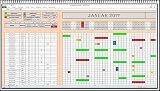 Urlaubsplaner Dienstplan für 2025 2026 u.s.w. Personalplaner Excel keine Folgek