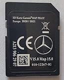 SD-Karte GPS Mercedes Garmin Map Pilot Europe 2020-2021 - STAR2 - V15 - A2139062907