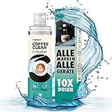 Coffee Clean Entkalker Kaffeevollautomat - 10 Anwendungen | Kaffeemaschinen Entkalker für Kaffeevollautomaten Siebträgermaschine & Kaffeepadmaschine | Flüssig Kalkreiniger für alle Marken