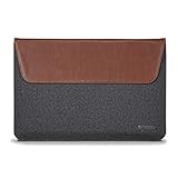 Maroo Woodland PU Leather/Wool Sleeve for Microsoft Surface Pro 3 - Brown (3,4,5,6) - Braun/Grau