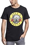 Guns n Roses Herren T-Shirt Classic Logo Tee, Farbe schwarz, Rundhals, Größe XXL