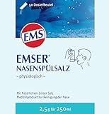 Emser Nasenspülsalz physiologisch zur Vorbeugung von Erkältungen, Allergien und zur Nasenpflege / 50 x 2,5 g Beutel