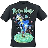 Rick and Morty Space Rangers Männer T-Shirt schwarz M