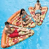 ATGTAOS Riesiger Pool Float Raft Pizza Schwimmender Pool Stuhl Aufblasbare Wasserliege Mehrzweck Schwimmbad Tragbare Wasserhängematte für Erwachsene und Kinder
