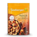 Seeberger Edel-Nuss-Mix 12er Pack: Nuss-Kern-Mischung aus leckeren Erdnusskernen, Mandeln, Cashewkernen und Macadamias - geröstet & gesalzen, vegan (12 x 150 g)