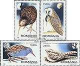 Prophila Collection Rumänien 5325-5328 (kompl.Ausg.) postfrisch ** MNH 1998 Nachtaktive Vögel (Briefmarken für Sammler) Vögel