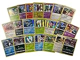 Original 20 Pokemon Karten Holographische Glitzer deutsch seltene Pokémon Karten Holo Verschiedene Karten aus aktuellen Sets + Heartforcards® Versandschutz