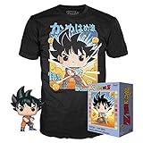 Pop Dragon Ball Z Funko Animation Goku Exclusive Vinyl Figur & T-Shirt XL