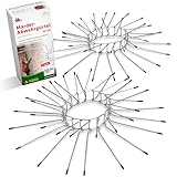 GARDIGO® Marderabwehrgürtel 2er Set für Fallrohre I Durchmesser Ø 100mm bis Ø 120mm I Marderabwehr aus galvanisiertem Stahl für Haus, Dachrinne und Baum I Marderschreck, Marderschutz F