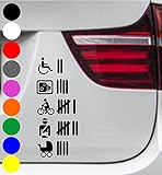 wDesigns Autoaufkleber STRICHLISTE BLITZER Tally List Tuning Aufkleber Sprüche Sticker