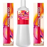 2 x Wella Color Touch Pure Naturals mittel blond nat. Gold 7/03–60 ml & 1 x Wella Color Touch Emulsion 1,9% 1000 ml