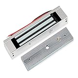 YAVIS 180kg Elektromagnetisches Schloss DC12V Magnetschloss Elektrisches 350lbs für Tür Access Control System Hostcontroller Tür Eintrag NC-M