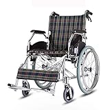Yaeele Medizin und Rehabilitation Stuhl, Rollstuhl, Multifunktions-Leichtklapp Großer Rollstuhl Rollstuhl, ältere Menschen Behinderte Rollstuhl tragbare Reise Rollstuhlfahr Medical Adult Medizintechni
