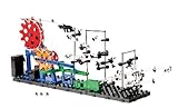 Playtastic kreative Kugelbahn: Kugel-Achterbahn Schwierigkeitsstufe I, 219 Teile (Achterbahn mit Metallkugel)