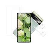 Banuyaw für Google Pixel 6 Panzerglas Pixel 6 Schutzfolie, für 9H Kratzfest Pixel 6 Folie, Anti-Bläschen Google Pixel 6 5G Schutzglas Case-Friendly Displayschutz Kameraschutz, 2+2 Stück