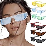 HRUMADG Polarisierte Clip-on Flip Up Randlose Sonnenbrille mit Metallclip für Korrektionsbrillen