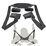 Strap-on Nylon Reverse Pilates Accessories, Stretching and Adjusting Posture Yoga