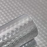 Gwolf Aluminium Folie Aufkleber Küchenfolie Selbstklebend Hitzebeständig Wasserdicht Fettdichte Tapete Küche Selbstklebend DIY Möbel Folie für Küchen, Schrank, Möbel, 40x300CM