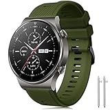 Yaspark Kompatibel mit Huawei Watch GT2 Pro Armband/Forerunner 745 Armband, 22mm Silikon Ersatzarmband für Huawei Watch GT 2 46mm/Gear S3/Galaxy Watch 3 45mm/Galaxy Watch 46mm/Huawei Watch 2 C