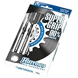 Harrows SUPERGRIP Darts-Set mit weicher Spitze aus 90% Wolfram. Erhältlich in 16 g, 18 g, 20 g – inklusive Supergrip-Schäften, Supergrip-Flights und Reiseetui-16g