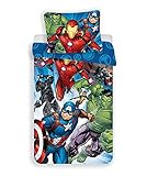 Marvel Avengers Bedding Set Duvet Cover 140 x 200 cm and one Pillowcase 70 x 90 cm