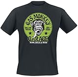 Gas Monkey Garage Green Logo Männer T-Shirt schwarz XXL 100% Baumwolle Fan-Merch, Filme, TV-S