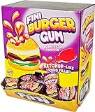 1 Box 200 Fini Kaugummi Burger Gum mit Flüssiger Füllung