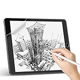 Ecenone Paper Matte Schutzfolie für iPad 10,2 (iPad 9 / iPad 8 / iPad 7 Modell 2021/2020/2019), [2 Stück] Anti-Reflexion und Blendfrei, Unterstützt Pencil, Zeichnen und Notizen machen
