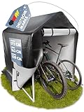 GARLINGO Fahrradgarage | 172 x 163 x 120 cm | Einfacher Aufbau ohne Schrauben | Zeltgarage Gerätehaus Gartenhütte Fahrradschuppen Folieng