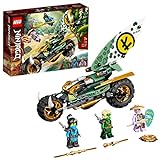 LEGO 71745 NINJAGO Lloyds Dschungel-Bike Bauset, Spielzeug Motorrad mit Lloyd und NYA Minifiguren