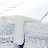 Fränkische Schlafmanufaktur Matratzen Ritzenfüller, Liebesbrücke, Bettbrücke, Bettkeil, 200cm lang, 20cm breit, 15cm hoch Länge 200