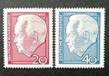FGNDGEQN Briefmarken Deutschland Briefmarken 1964 Lubu wählte erneut Präsident 2