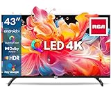 RCA QLED 4K Smart TV 43 Zoll(Fernseher 109cm) UHD, HDR,Frameless,Google Play Store(10000+APPs),Google Assistant,WiFi 2.4G/5G