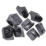 Black Turmalin Crystal Rocks Mineralsteine ??100g zum Polieren Drahtverpackung Industrie Reiki Heilungsbeschläge