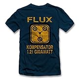Flux Kompensator Zurueck In Die Zukunft T-Shirt dunkelblau-Navy M
